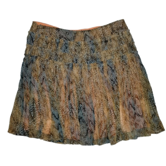 Peruvian Connection pleated skirt size 12 - Picture 4 of 6